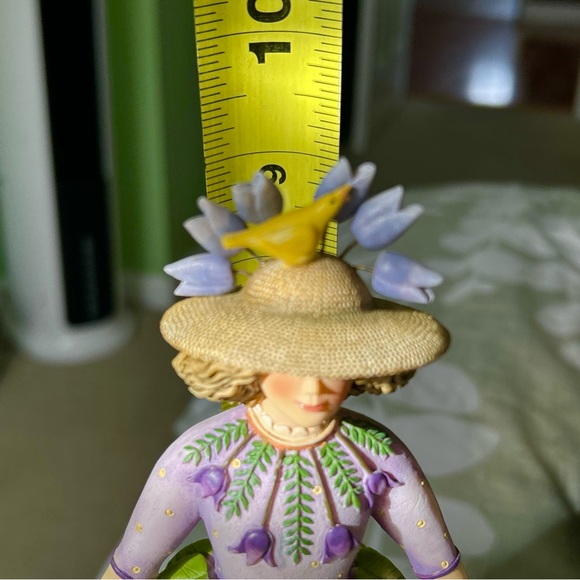 Vintage Cottagecore Gardener Floral Homestead Fairy Tealight Holder Decor - Picture 7 of 9